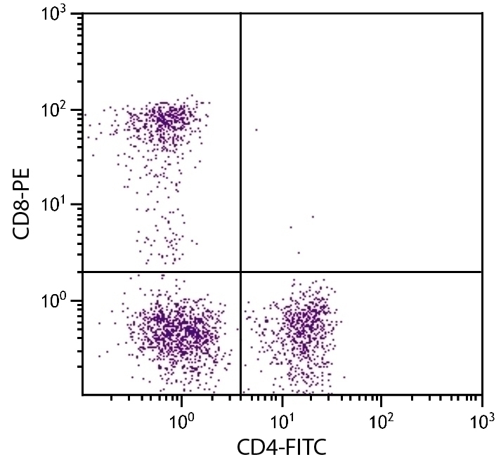 CD4 Antibody [3-4F4] (FITC)