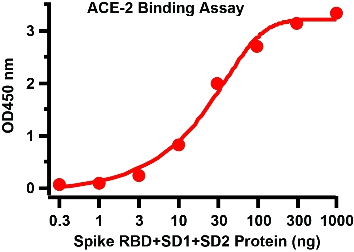 SARS-CoV-2 (COVID-19) Spike RBD + SD1 +SD2 Recombinant Protein