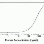Human plasma protein as antigen. Affi-pure IgY dilution: 1:2000, Goat anti-IgY-HRP dilution: 1:1000. Colorimetric method for signal development.