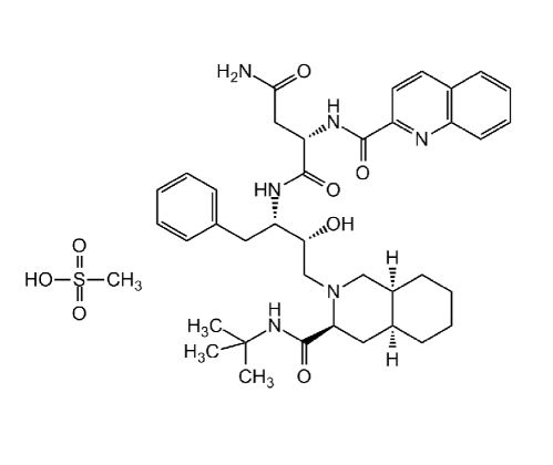 Saquinavir . mesylate