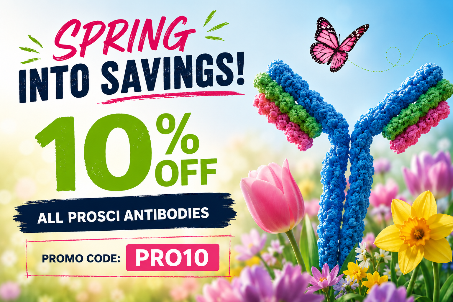 Spring Into Savings - 10% Off All ProSci Antibodies with code PRO10